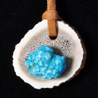 Elk Necklace with stone